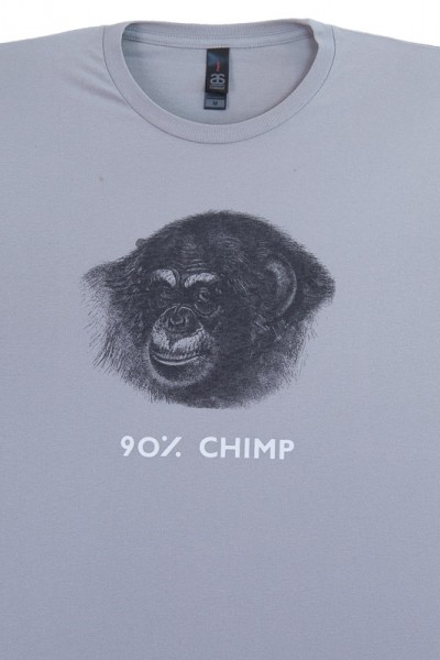 CHIMP ON LIGHT GREY