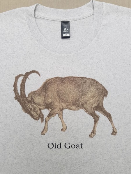 GOAT ON WHITE MARLE