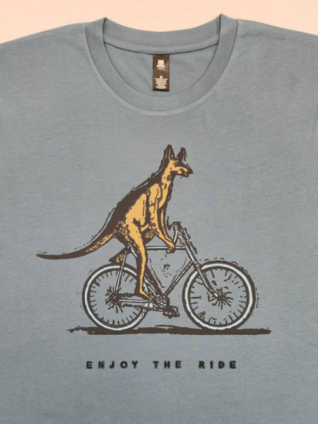 ROO ON A BICYCLE ON SLATE